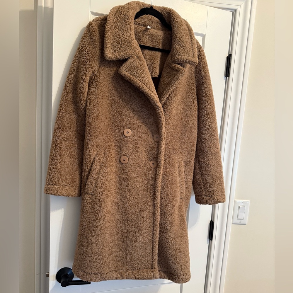 Z Supply Brown Teddy Jacket